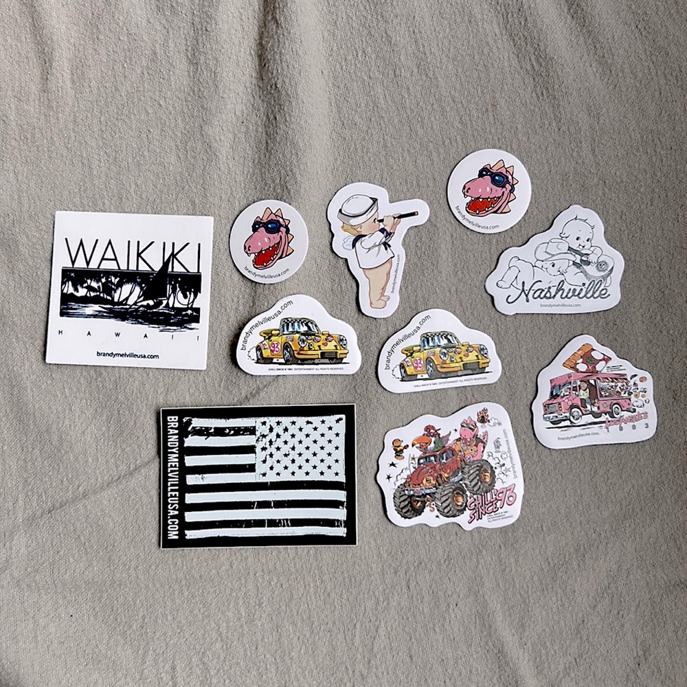 Brandy Melville stickers!! Super cute